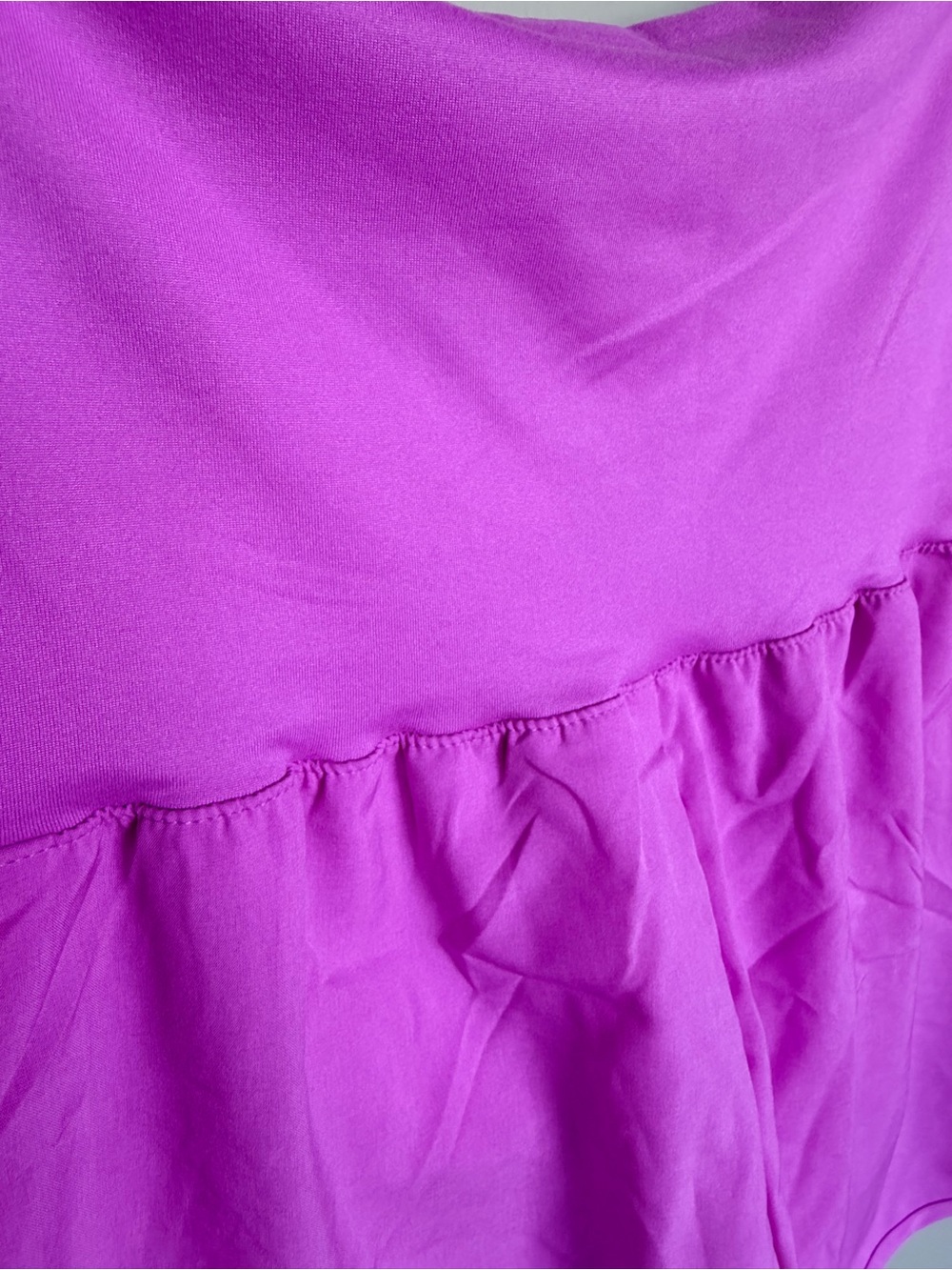 Zenana Women's Fold-Over Waist Hot Pink Active Shorts | size XL - Picture 4 of 5